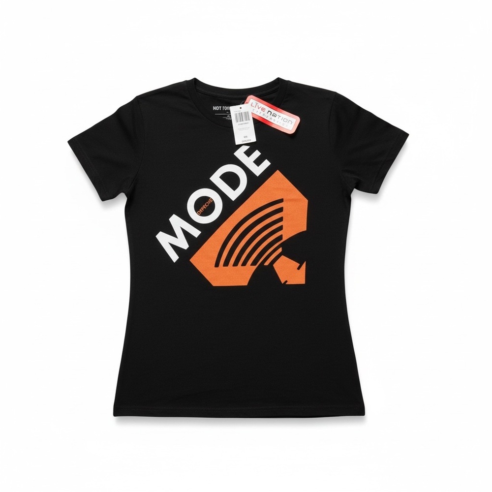 Live Nation Black and Orange Graphic Tee, from Depeche Mode.